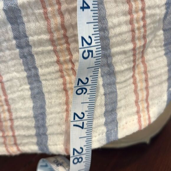 4OUR DREAMERS 3/4 Length Sleeve Button Down Cotton Blouse Size S - Picture 6 of 9